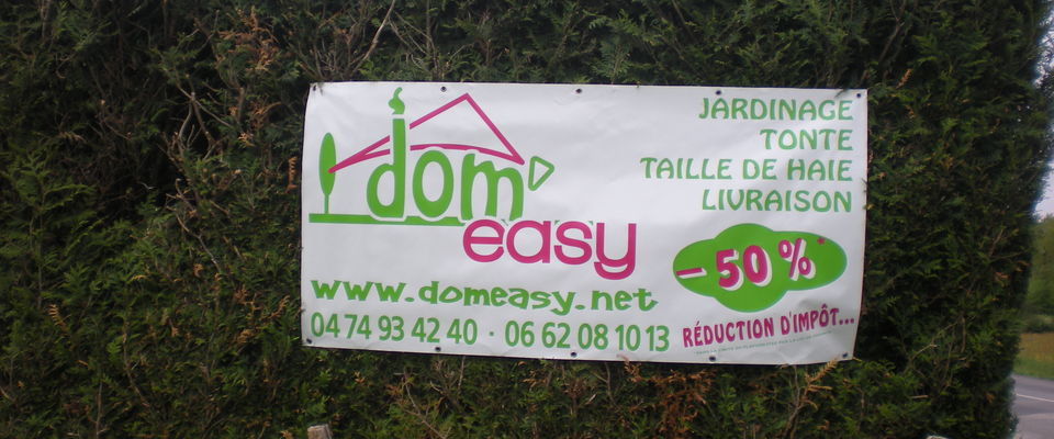 Dom'easy services à la personne : jardin, jardinage, tonte et taille de haie la Tour du Pin Bourgoin Jallieu